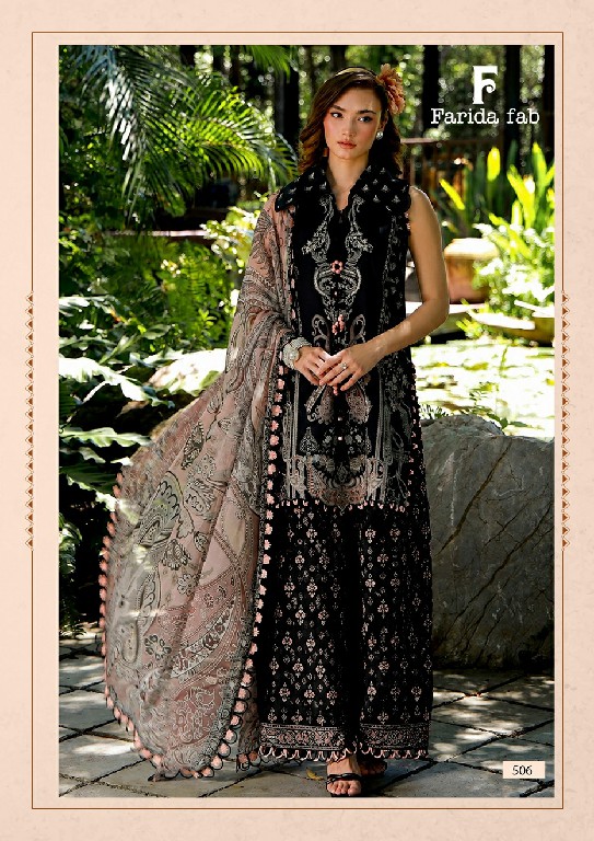 FARIDA FAB ELAAF VOL 5 WHOLESALE COTTON PRINTED CASUAL WEAR FULLY STITCHED 3 PCS SUITS ONLINE