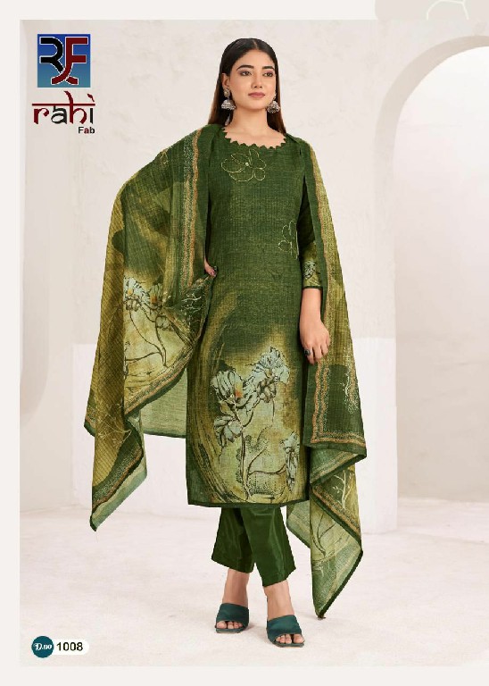 RAHI FAB RISING GOLD VOL 1 WHOLESALE READYMADE PURE COTTON BEAUTIFUL WORK 3 PCS SUITS FOR EXPORT