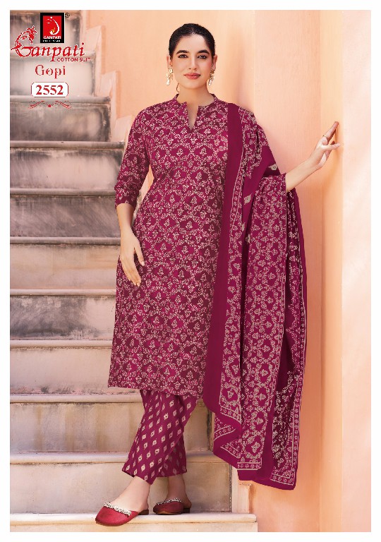 GANPATI GOPI VOL 16 WHOLESALE PURE COTTON EVERYDAY WEAR DRESS MATERIAL FOR EXPORT