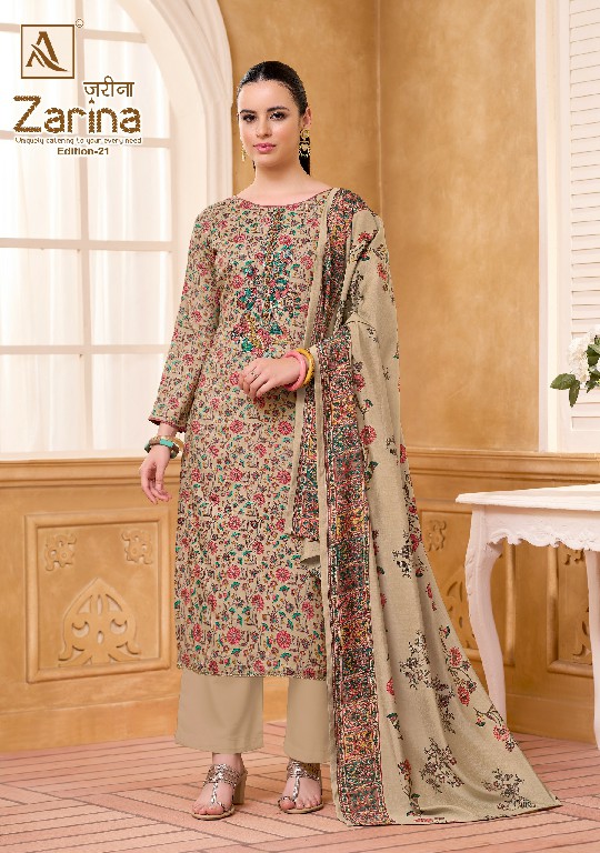 ALOK SUIT ZARINA VOL 21 WHOLESALE VISCOSE RAYON DESIGNER UNSTITCH SALWAR SUITS ONLINE