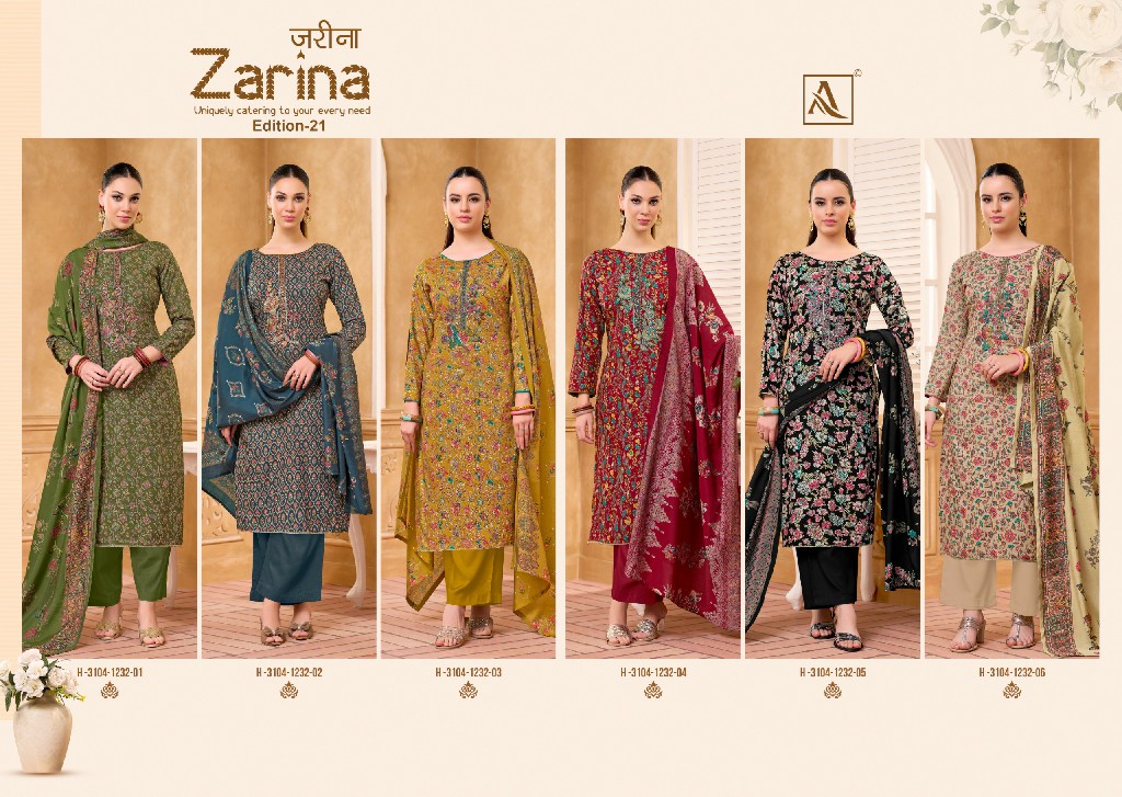 ALOK SUIT ZARINA VOL 21 WHOLESALE VISCOSE RAYON DESIGNER UNSTITCH SALWAR SUITS ONLINE