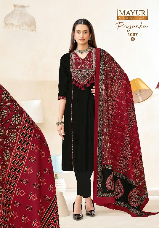 MAYUR CREATION PRIYANKA VOL 1 WHOLESALE READYMADE KUCHI COTTON BIG SIZE BEAUTIFUL STYLISH 3 PCS SUITS EXPORTER