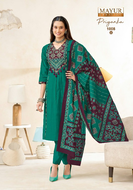 MAYUR CREATION PRIYANKA VOL 1 WHOLESALE READYMADE KUCHI COTTON BIG SIZE BEAUTIFUL STYLISH 3 PCS SUITS EXPORTER