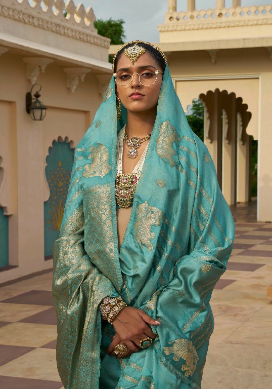 KALAAKAND GAJ-GAMINI WHOLESALE SATIN SILK OCCASION WEAR INDIAN SAREES FOR WOMEN ONLINE