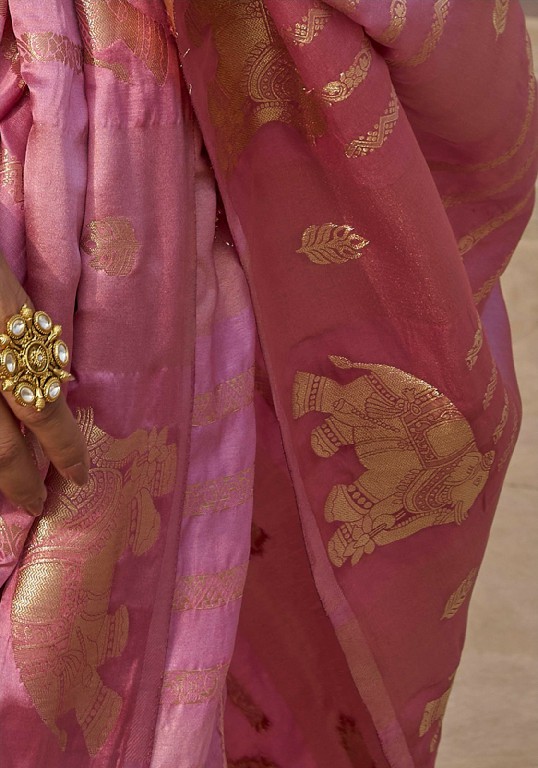 KALAAKAND GAJ-GAMINI WHOLESALE SATIN SILK OCCASION WEAR INDIAN SAREES FOR WOMEN ONLINE