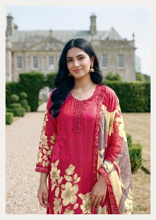 ALOK SUIT LILIANA WHOLESALE VISCOSE MUSLIN DESIGNER UNSTITCH SALWAR SUITS SUPPLIER