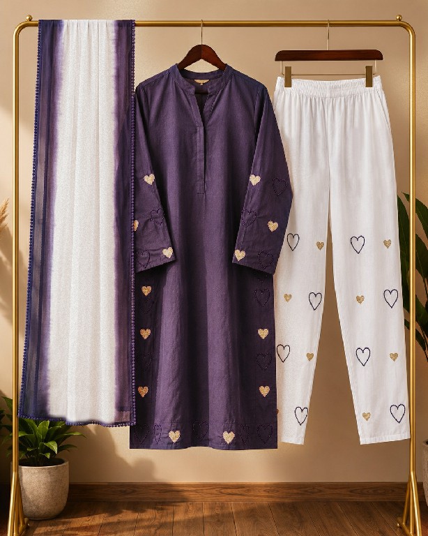 ALSAFA D.NO 3181 WHOLESALE READYMADE RAYON COTTON PAKISTANI CLASSY LOOK 3 PCS SUITS SUPPLIER