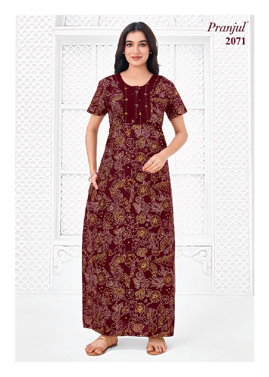 PRANJUL PRAGATI VOL 20 WHOLESALE READYMADE DAILY WEAR NIGHTIES FOR WOMEN ONLINE