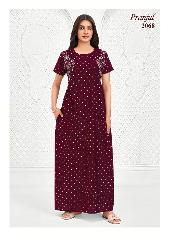 PRANJUL PRAGATI VOL 20 WHOLESALE READYMADE DAILY WEAR NIGHTIES FOR WOMEN ONLINE