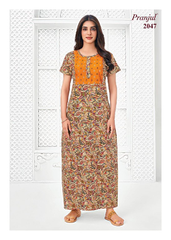 PRANJUL PRAGATI VOL 20 WHOLESALE READYMADE DAILY WEAR NIGHTIES FOR WOMEN ONLINE