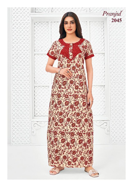 PRANJUL PRAGATI VOL 20 WHOLESALE READYMADE DAILY WEAR NIGHTIES FOR WOMEN ONLINE