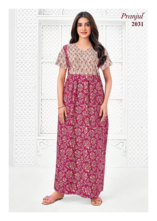 PRANJUL PRAGATI VOL 20 WHOLESALE READYMADE DAILY WEAR NIGHTIES FOR WOMEN ONLINE