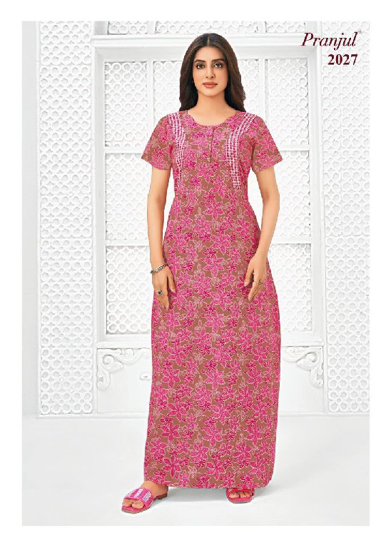 PRANJUL PRAGATI VOL 20 WHOLESALE READYMADE DAILY WEAR NIGHTIES FOR WOMEN ONLINE