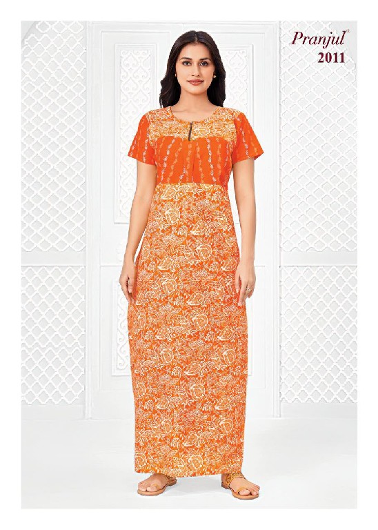 PRANJUL PRAGATI VOL 20 WHOLESALE READYMADE DAILY WEAR NIGHTIES FOR WOMEN ONLINE