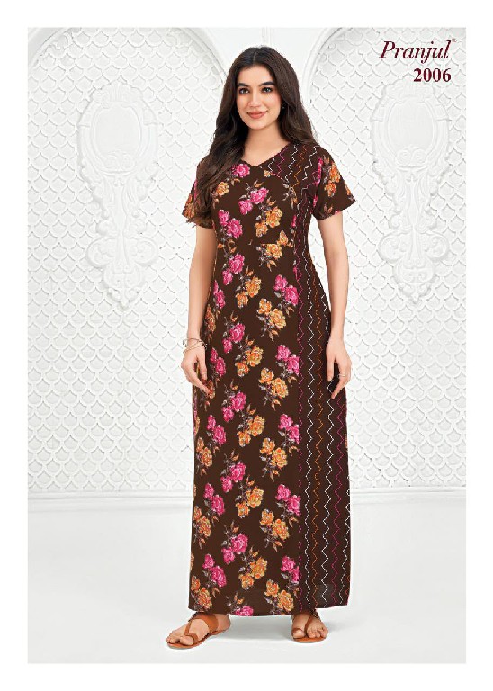 PRANJUL PRAGATI VOL 20 WHOLESALE READYMADE DAILY WEAR NIGHTIES FOR WOMEN ONLINE