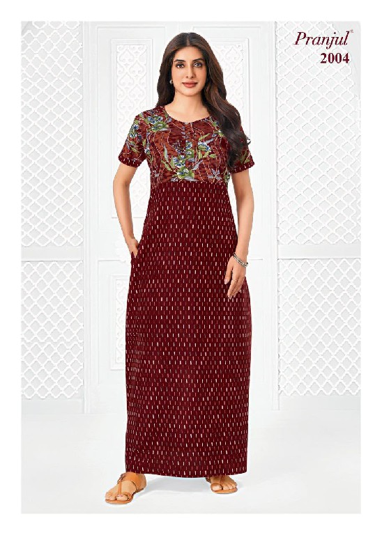 PRANJUL PRAGATI VOL 20 WHOLESALE READYMADE DAILY WEAR NIGHTIES FOR WOMEN ONLINE