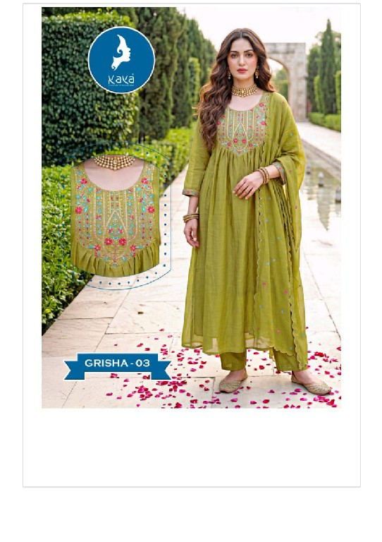 KAYA GRISHA WHOLESALE READYMADE MUL CHANDERI BIG SIZE PRETTY LOOK 3 PCS SUITS EXPORTER