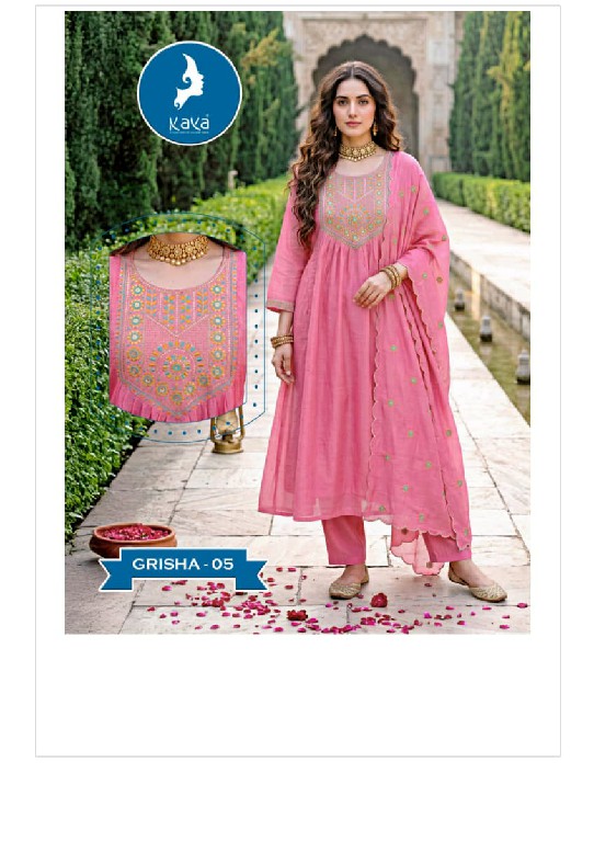 KAYA GRISHA WHOLESALE READYMADE MUL CHANDERI BIG SIZE PRETTY LOOK 3 PCS SUITS EXPORTER