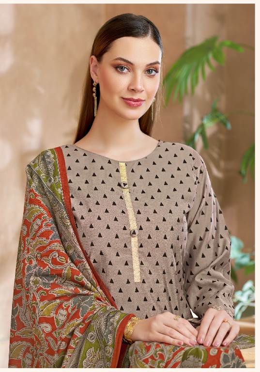 ALOK SUIT MAHESWARI SILK WHOLESALE VISCOSE SILK WITH FANCY WORK UNSTITCH SALWAR SUITS SUPPLIER