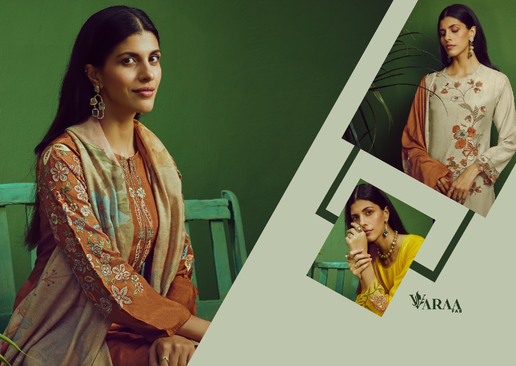 VARAA SAHELI WHOLESALE PURE BEMBERG MUSLIN PRETTY LOOK UNSTITCH SALWAR SUITS FOR EXPORT