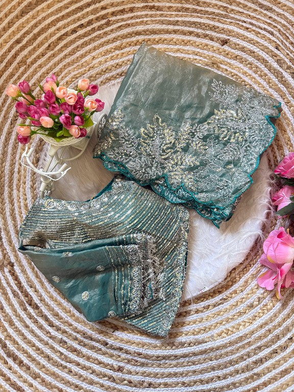 TEXTILEDEAL LAUNCH SOFT SPACE SATIN SILK BEAUTIFUL PARTY WEAR INDIAN SAREES FOR WOMEN ONLINE