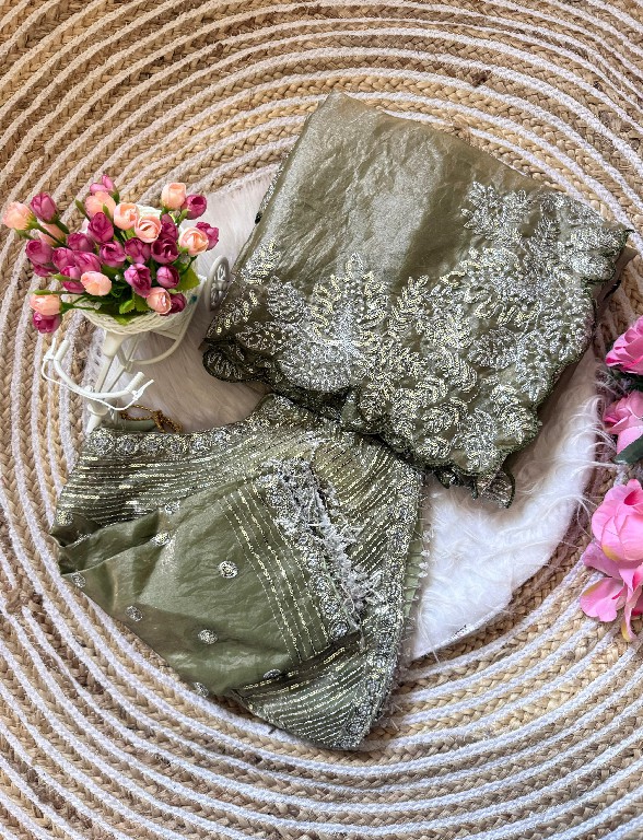 TEXTILEDEAL LAUNCH SOFT SPACE SATIN SILK BEAUTIFUL PARTY WEAR INDIAN SAREES FOR WOMEN ONLINE