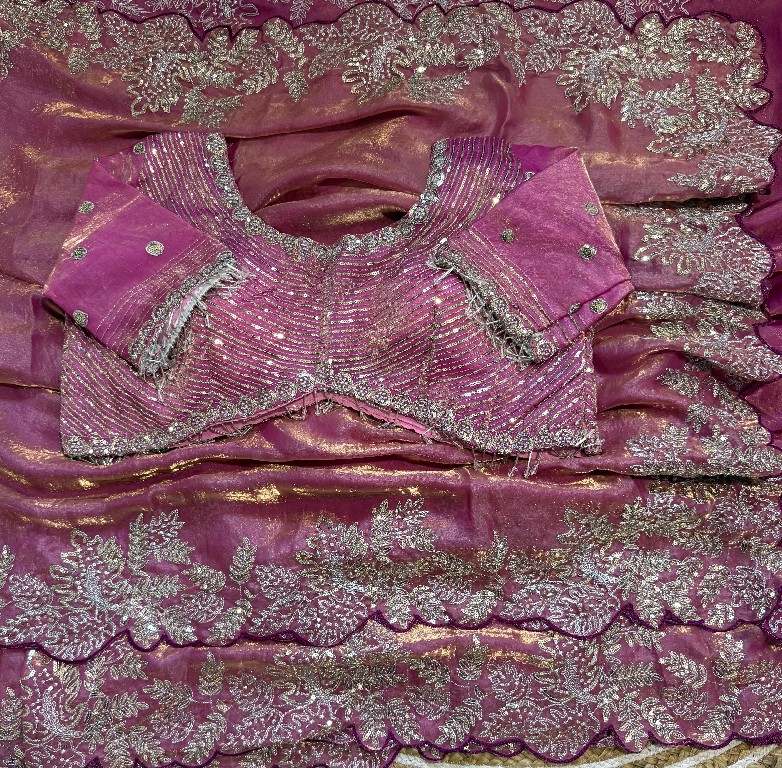 TEXTILEDEAL LAUNCH SOFT SPACE SATIN SILK BEAUTIFUL PARTY WEAR INDIAN SAREES FOR WOMEN ONLINE