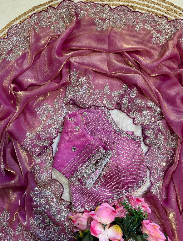 TEXTILEDEAL LAUNCH SOFT SPACE SATIN SILK BEAUTIFUL PARTY WEAR INDIAN SAREES FOR WOMEN ONLINE
