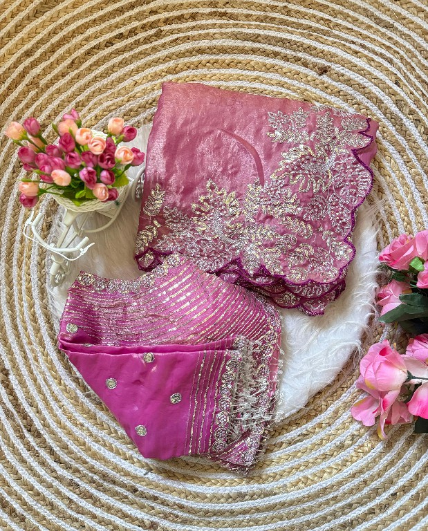 TEXTILEDEAL LAUNCH SOFT SPACE SATIN SILK BEAUTIFUL PARTY WEAR INDIAN SAREES FOR WOMEN ONLINE