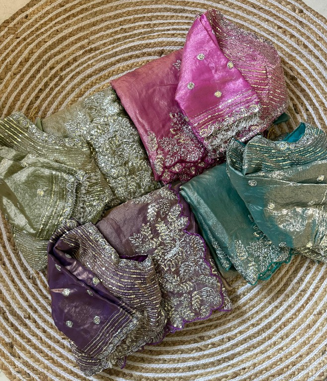 TEXTILEDEAL LAUNCH SOFT SPACE SATIN SILK BEAUTIFUL PARTY WEAR INDIAN SAREES FOR WOMEN ONLINE