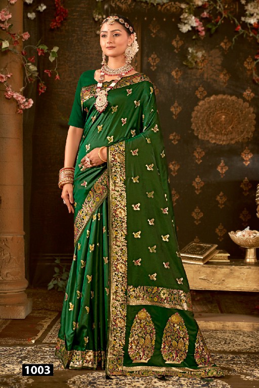 SAROJ JHANAK SILK VOL 2 WHOLESALE PURE SILK FUNCTION WEAR INDIAN SAREES FOR WOMEN SUPPLIER
