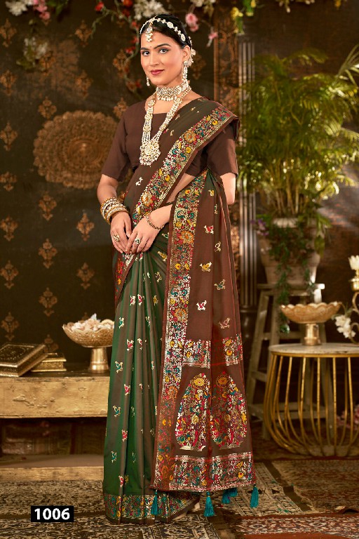 SAROJ JHANAK SILK VOL 2 WHOLESALE PURE SILK FUNCTION WEAR INDIAN SAREES FOR WOMEN SUPPLIER
