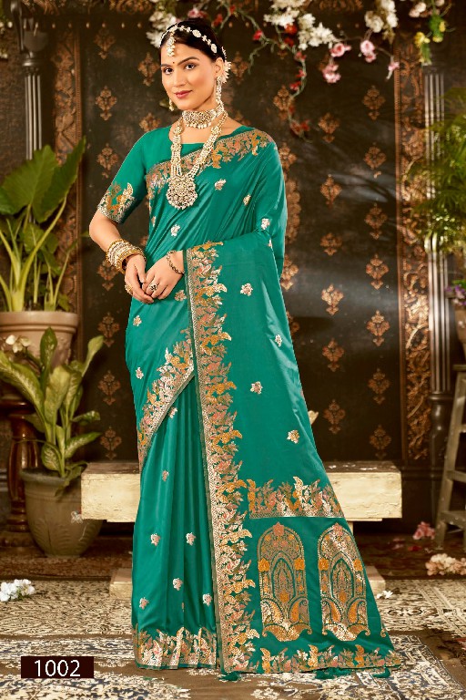 SAROJ JHANAK SILK VOL 1 WHOLESALE PURE SILK FESTIVE WEAR INDIAN SAREES FOR WOMEN ONLINE