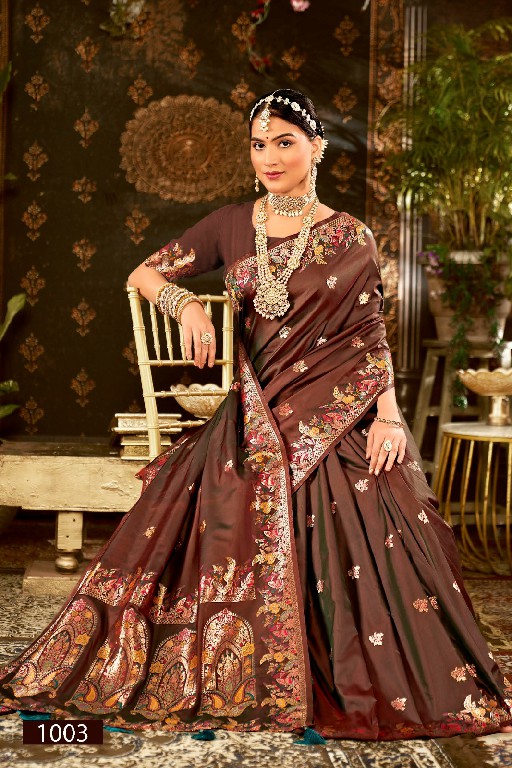 SAROJ JHANAK SILK VOL 1 WHOLESALE PURE SILK FESTIVE WEAR INDIAN SAREES FOR WOMEN ONLINE