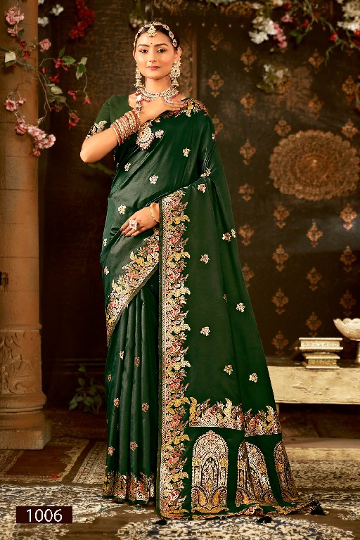 SAROJ JHANAK SILK VOL 1 WHOLESALE PURE SILK FESTIVE WEAR INDIAN SAREES FOR WOMEN ONLINE