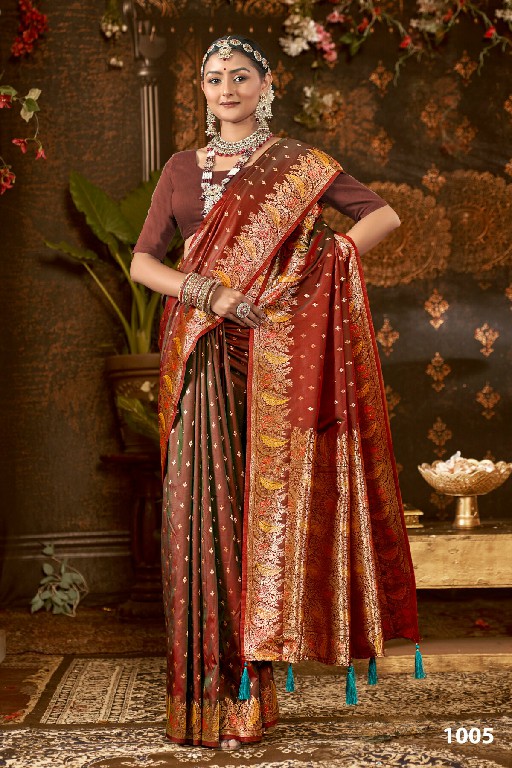 SAROJ JHANAK SILK VOL 3 WHOLESALE PURE SILK ETHNIC WEAR INDIAN SAREES FOR WOMEN EXPORTER