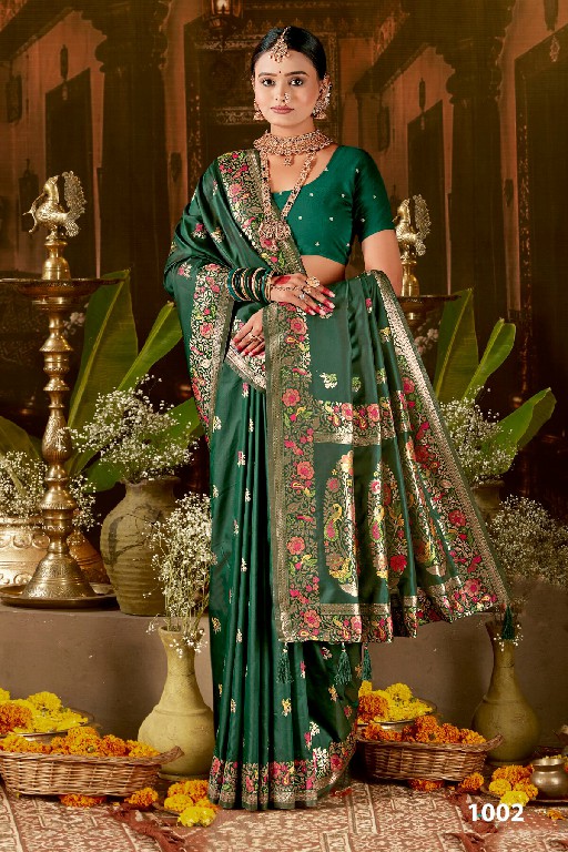 SAROJ JHANAK SILK VOL 4 WHOLESALE PURE SILK OCCASION WEAR INDIAN SAREES FOR WOMEN ONLINE