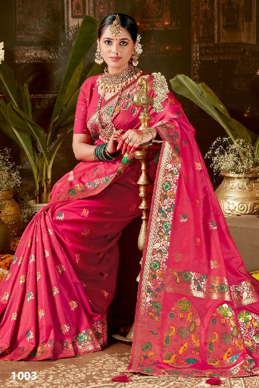 SAROJ JHANAK SILK VOL 4 WHOLESALE PURE SILK OCCASION WEAR INDIAN SAREES FOR WOMEN ONLINE