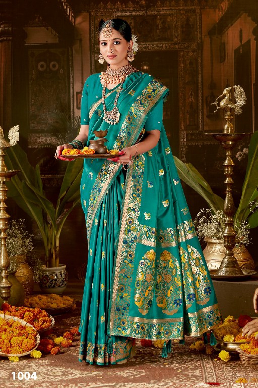 SAROJ JHANAK SILK VOL 4 WHOLESALE PURE SILK OCCASION WEAR INDIAN SAREES FOR WOMEN ONLINE