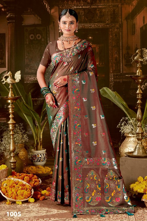 SAROJ JHANAK SILK VOL 4 WHOLESALE PURE SILK OCCASION WEAR INDIAN SAREES FOR WOMEN ONLINE