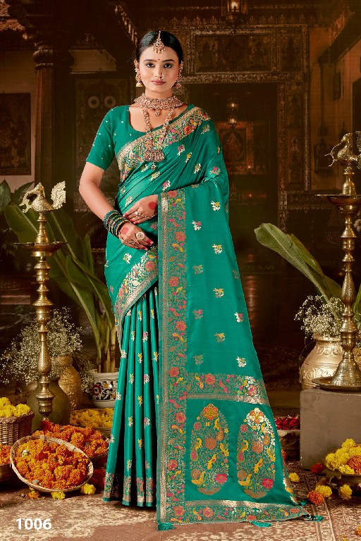 SAROJ JHANAK SILK VOL 4 WHOLESALE PURE SILK OCCASION WEAR INDIAN SAREES FOR WOMEN ONLINE