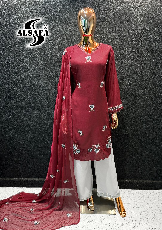 ALSAFA D.NO 3191 WHOLESALE READYMADE VISCOSE RAYON COTTON PAKISTANI 3 PCS SUITS EXPORTER