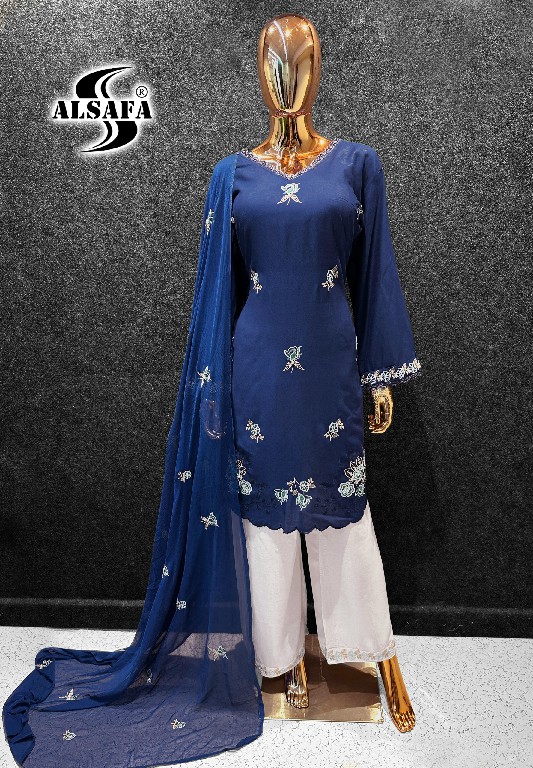 ALSAFA D.NO 3191 WHOLESALE READYMADE VISCOSE RAYON COTTON PAKISTANI 3 PCS SUITS EXPORTER