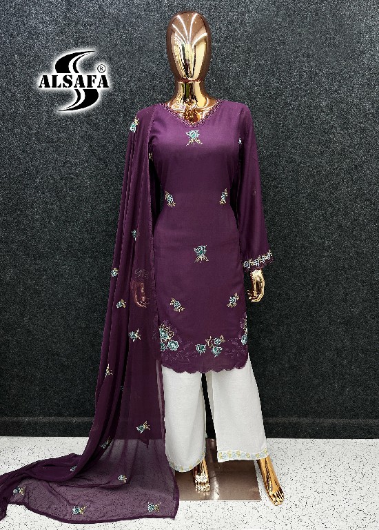 ALSAFA D.NO 3191 WHOLESALE READYMADE VISCOSE RAYON COTTON PAKISTANI 3 PCS SUITS EXPORTER