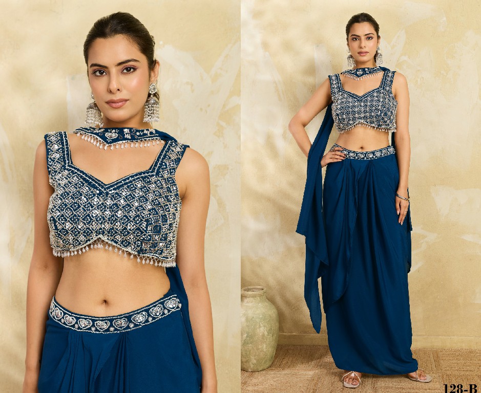 SL ZIVA VOL 2 WHOLESALE READYMADE PREMIUM IMPORTED OCCASION WEAR INDO WESTERN DRESS FOR WOMEN SUPPLIER