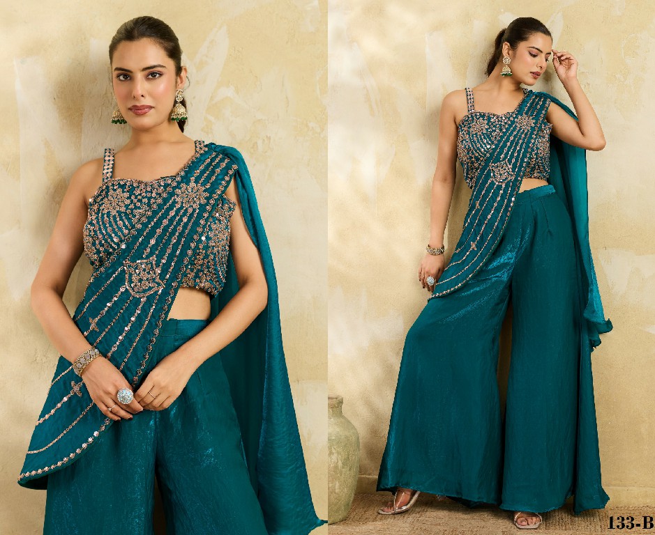 SL ZIVA VOL 2 WHOLESALE READYMADE PREMIUM IMPORTED OCCASION WEAR INDO WESTERN DRESS FOR WOMEN SUPPLIER