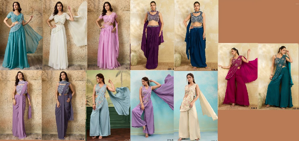 SL ZIVA VOL 2 WHOLESALE READYMADE PREMIUM IMPORTED OCCASION WEAR INDO WESTERN DRESS FOR WOMEN SUPPLIER