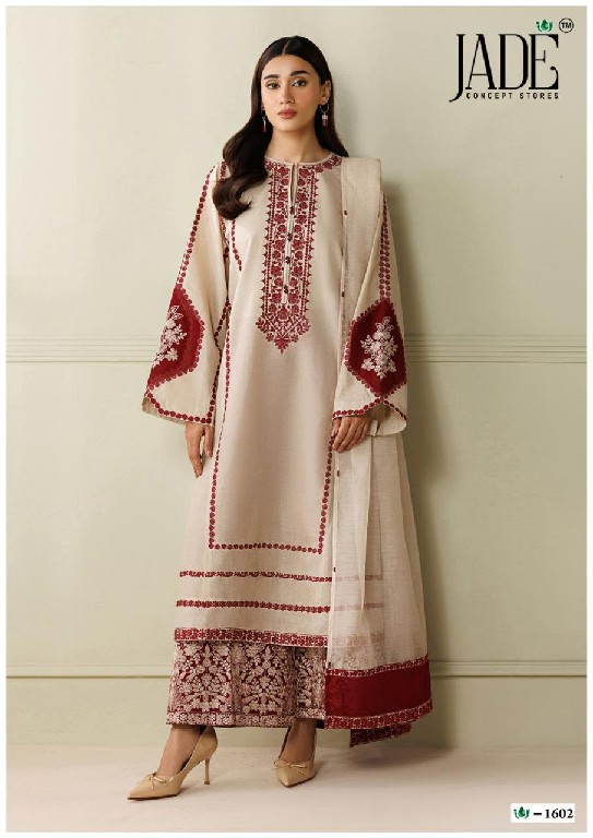 JADE CRIMSON VOL 16 WHOLESALE PURE HEAVY LAWN PAKISTANI EXCLUSIVE UNSTITCH SALWAR SUITS EXPORTER