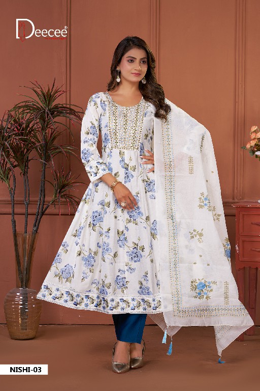 DEE CEE NISHA WHOLESALE READYMADE VATICAN BIG SIZE KALI STYLE BEAUTIFUL 3 PCS SUITS EXPORTER