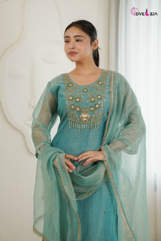 DVEEJA SANSKAR SERIES WHOLESALE READYMADE SALSA WITH HAND WORK 3 PCS COMBO SET SUITS EXPORTER